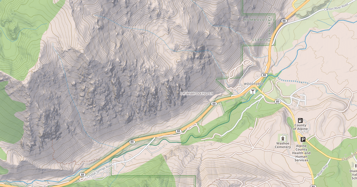 Map preview of Off Width Out You