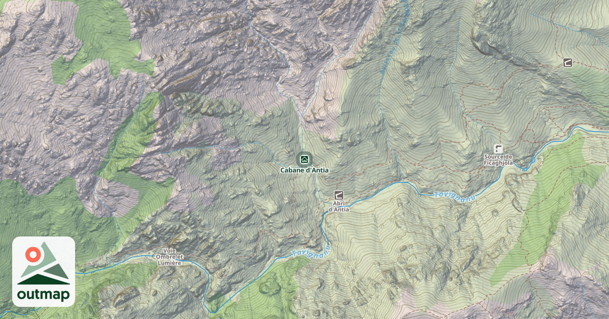 Map of Cabane d'Antia