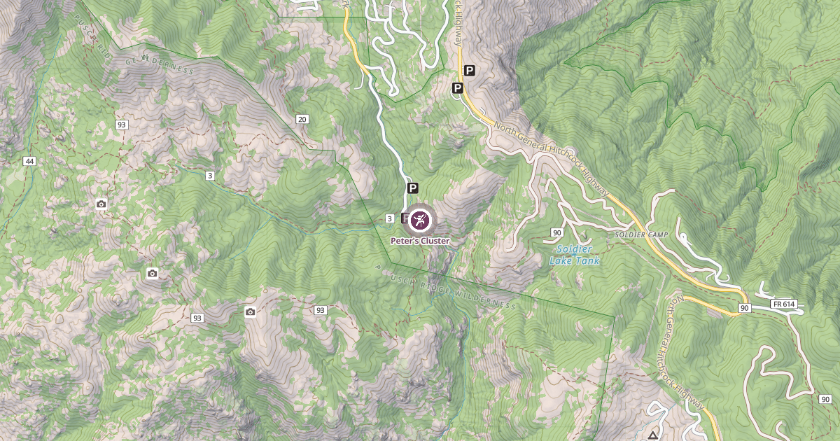 Map preview of Peter's Cluster