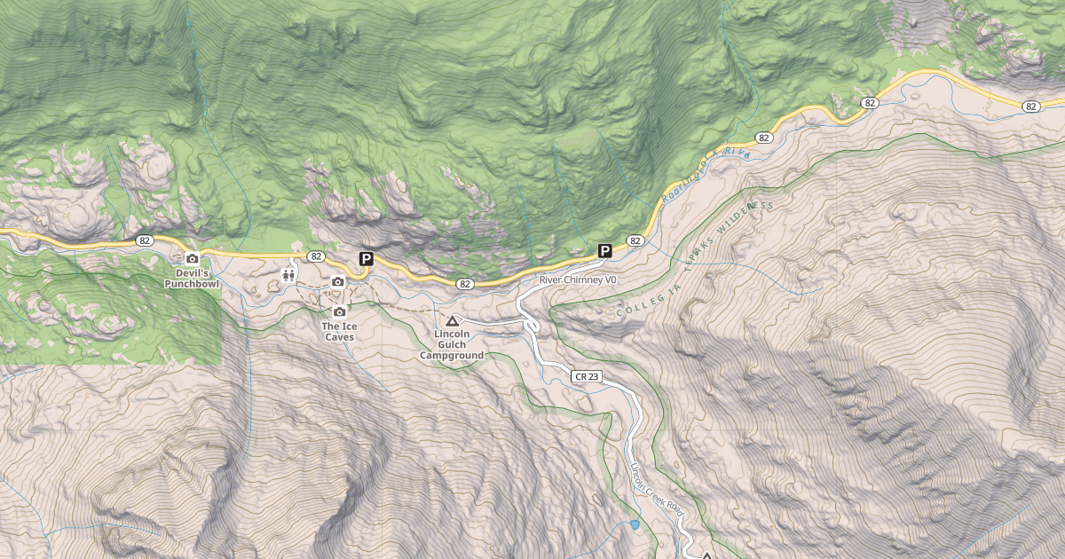 Map preview of River Chimney