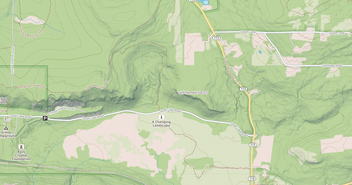 Map preview of Girls Named Sue
