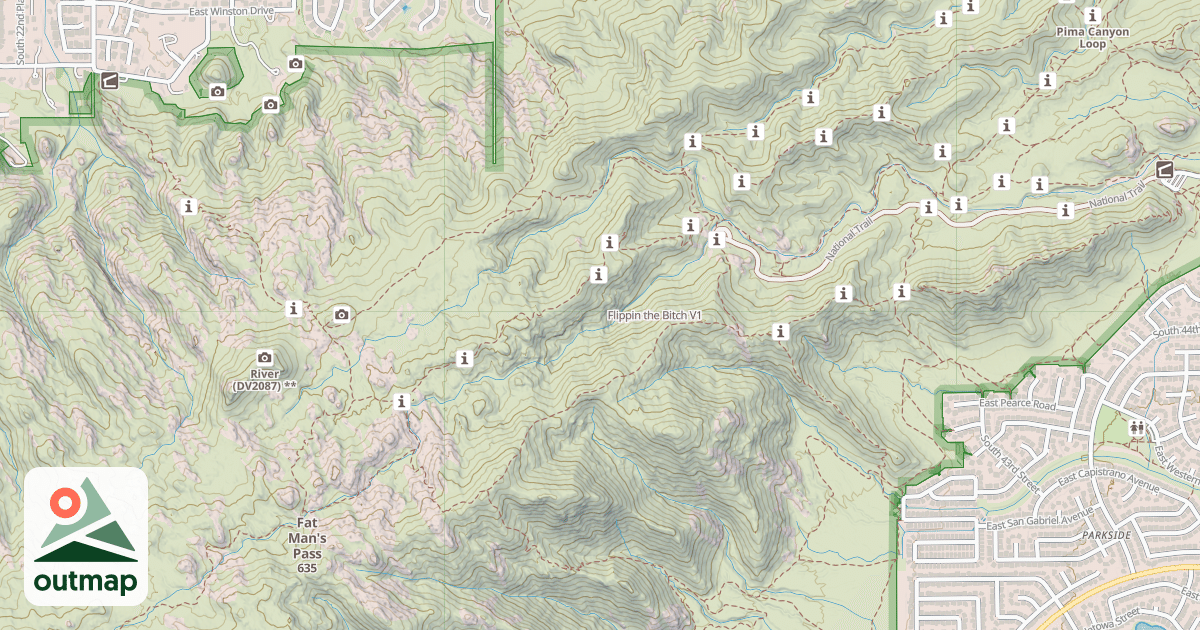 Map of Flippin the Bitch