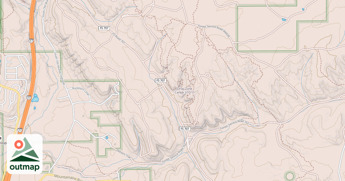 Map of Drop Zone Center