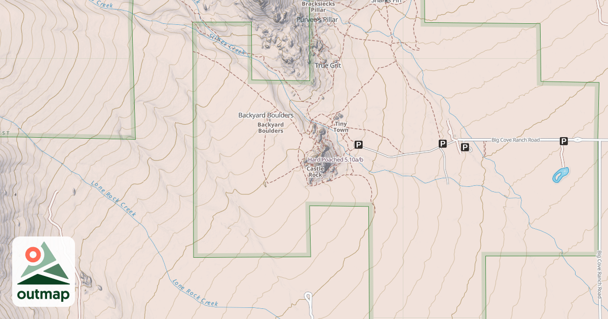 Map of Hard Poached