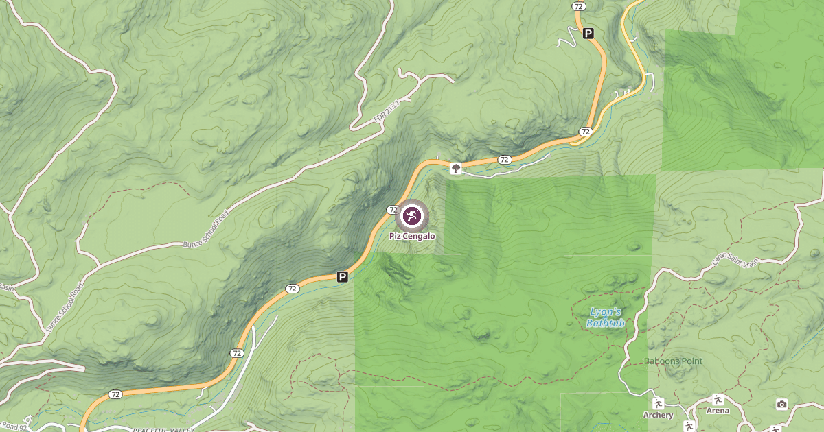Map preview of Piz Cengalo