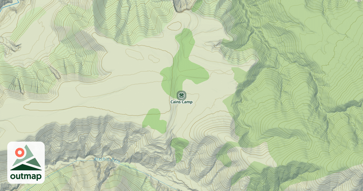 Map of Cains Camp