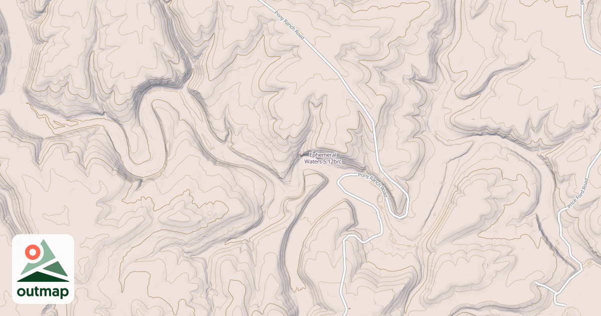 Map of Ephemeral Waters