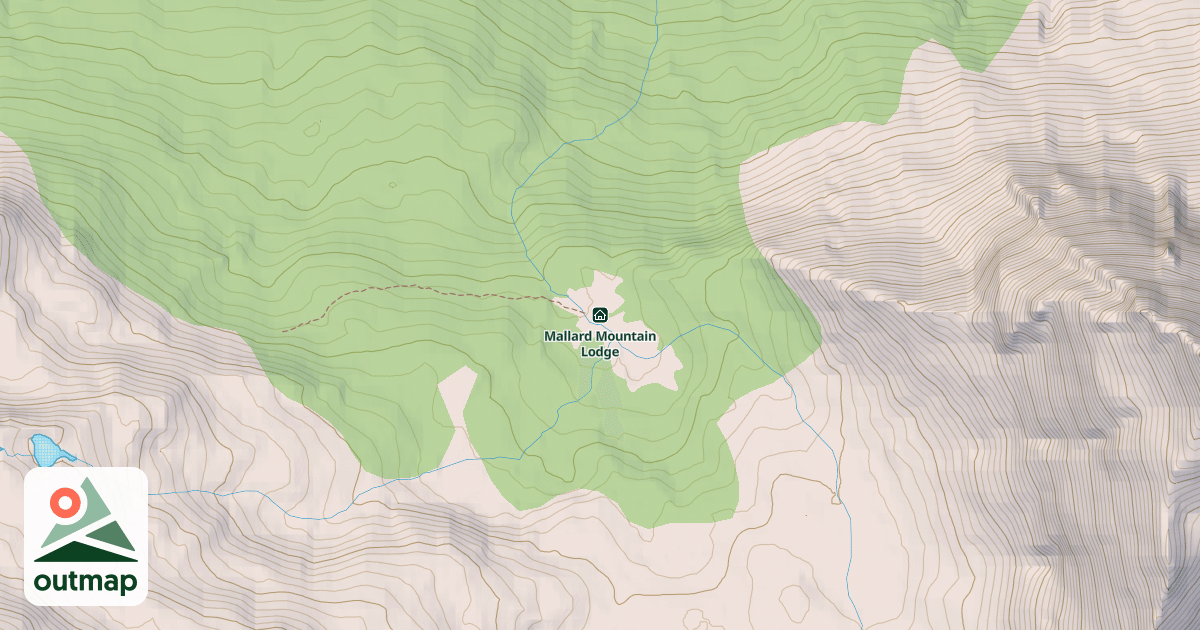 Map of Mallard Mountain Lodge