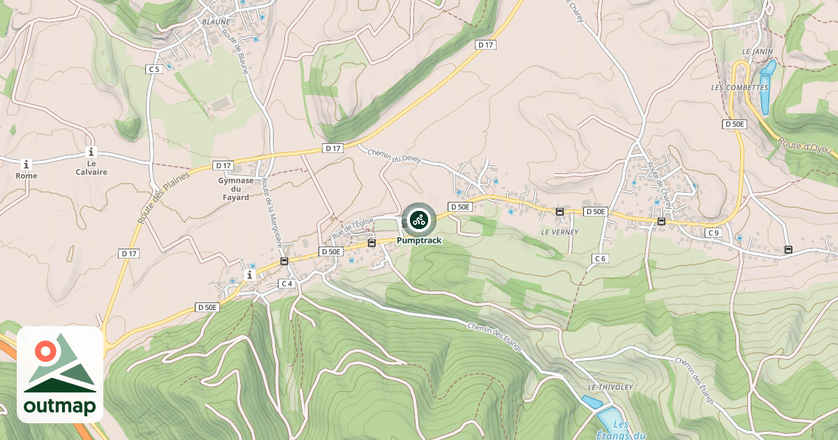 Map of Pumptrack