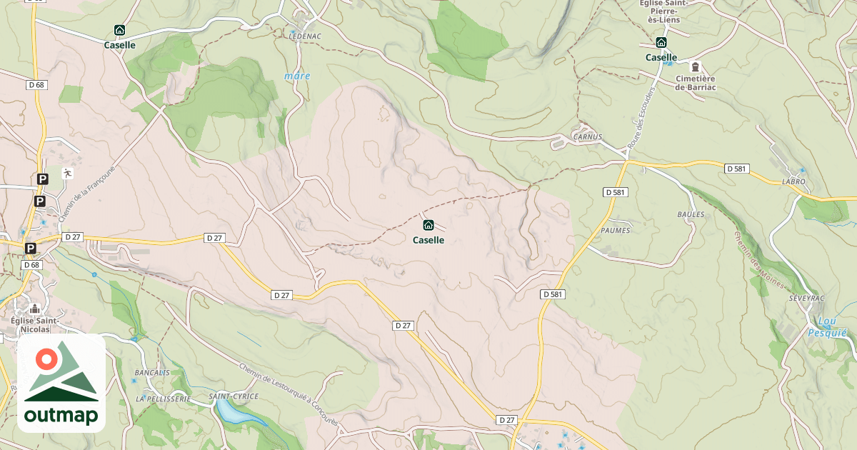 Map of Caselle