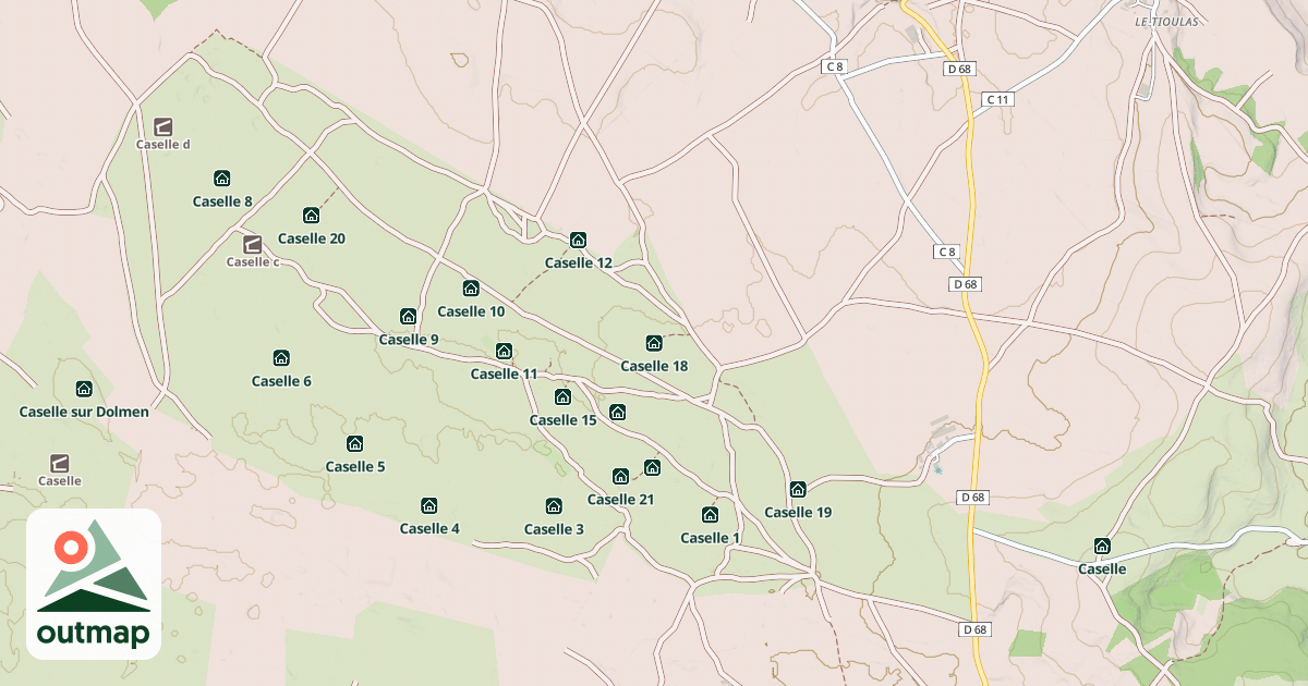 Map of Caselle 18