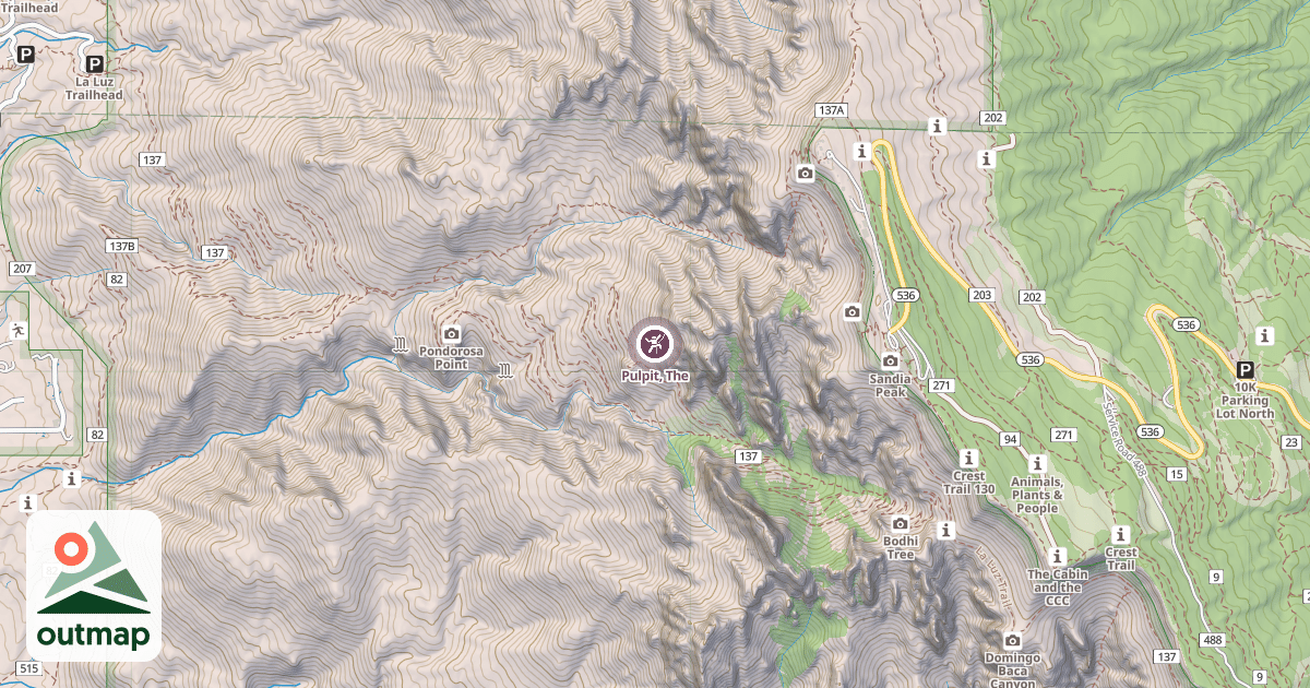 Map of Pulpit, The