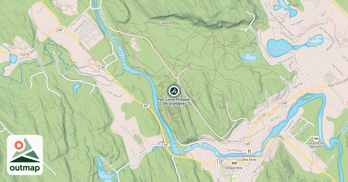 Map of Parc Louis-Philippe-De Grandpré
