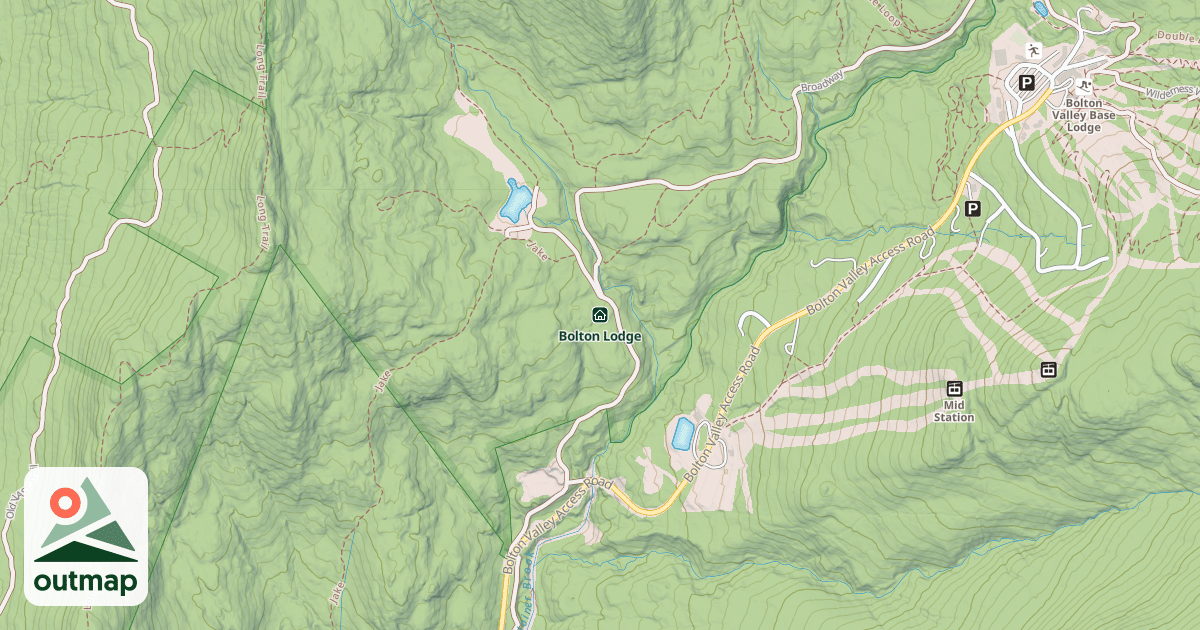 Map of Bolton Lodge