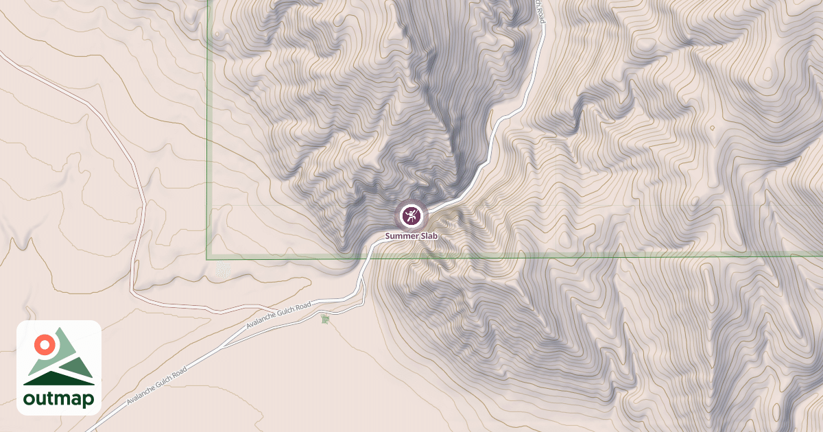 Map of Summer Slab