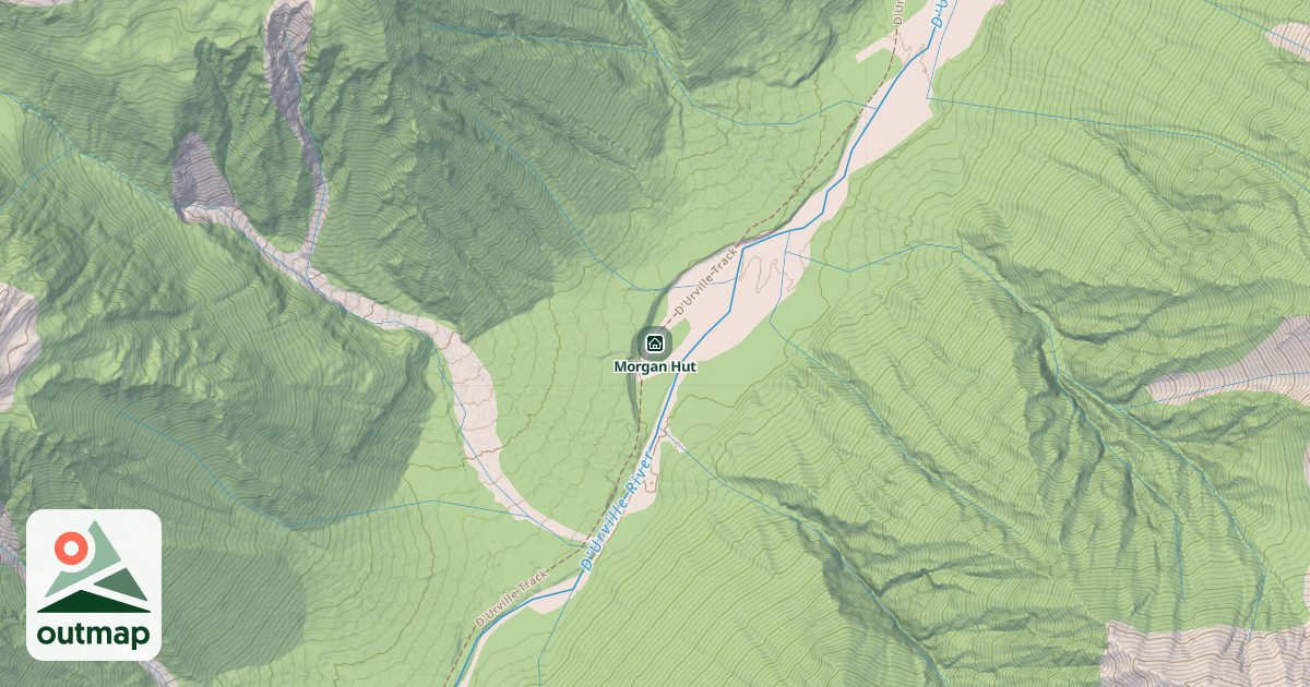 Map of Morgan Hut