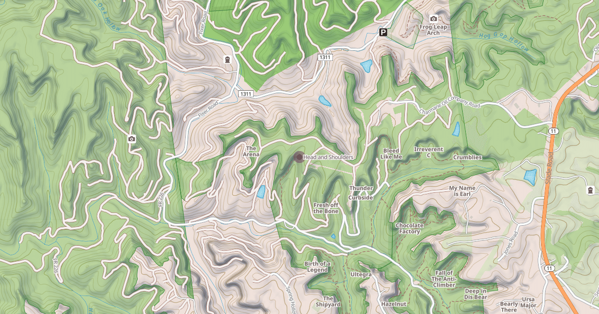 Map preview of Head and Shoulders