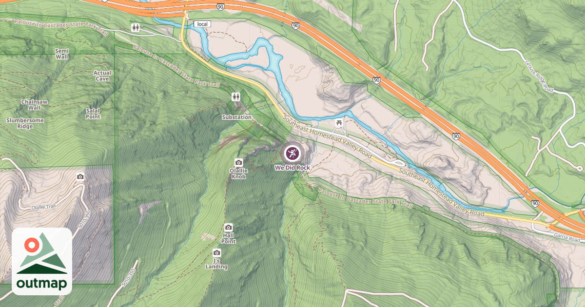 Map of We Did Rock