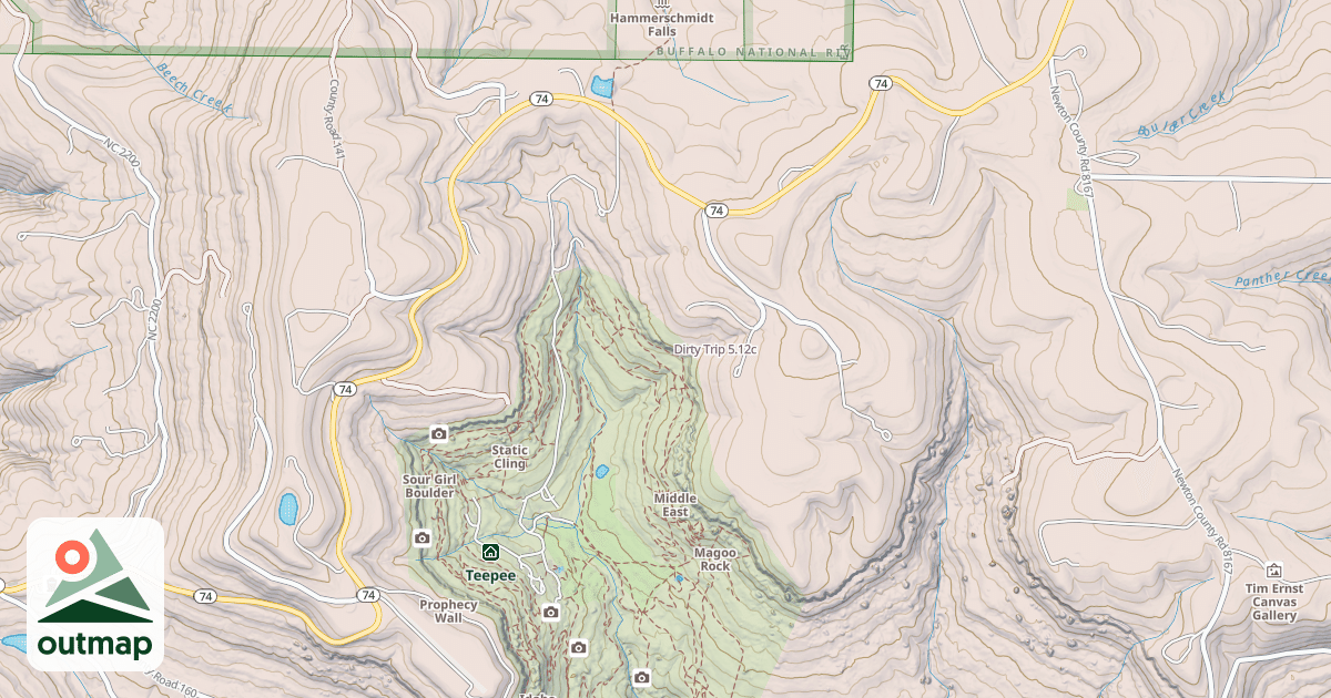 Map of Dirty Trip