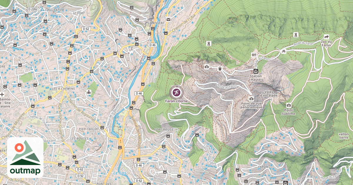 Map of Faron citerne