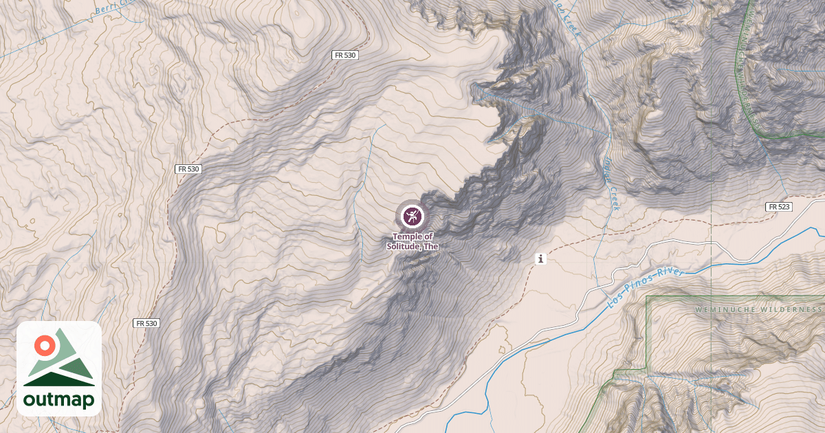 Map of Temple of Solitude, The