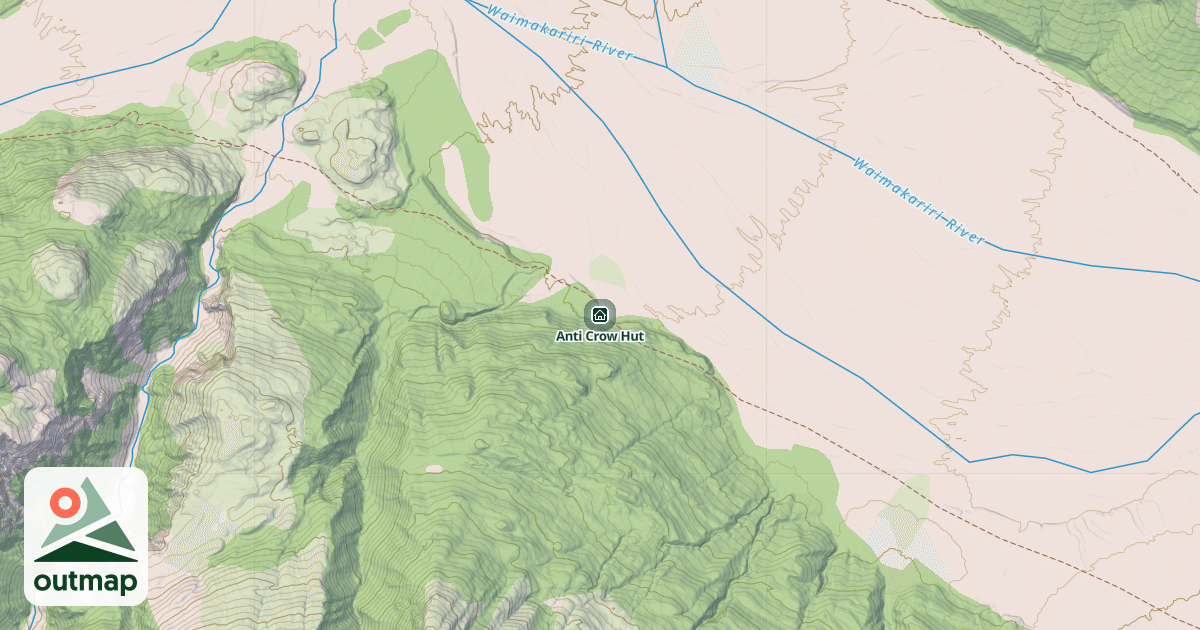 Map of Anti Crow Hut