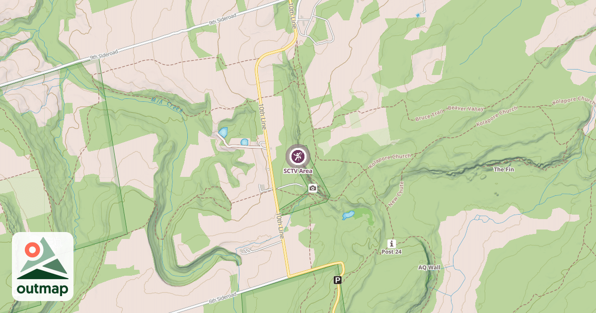 Map of SCTV Area