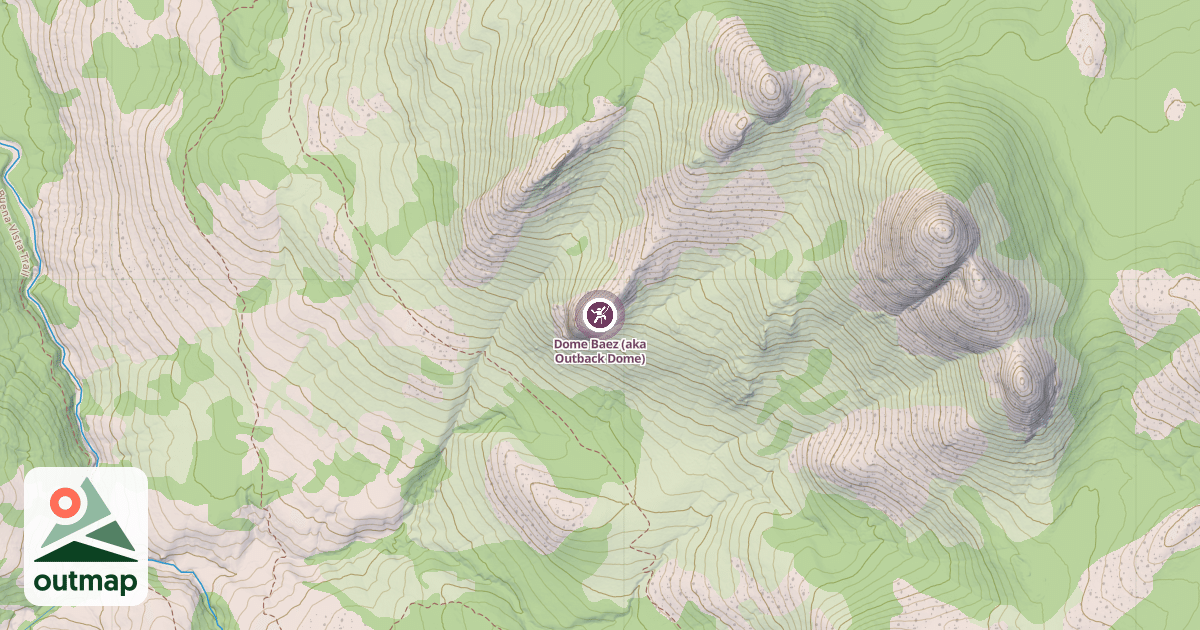 Map of Dome Baez (aka Outback Dome)