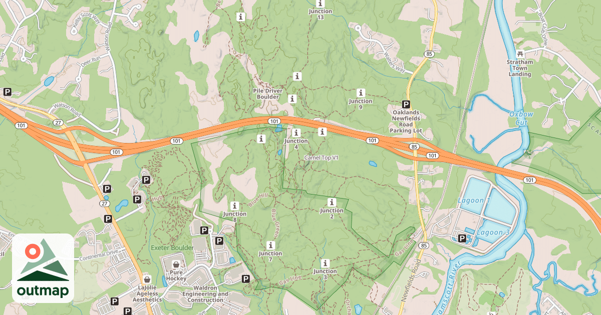 Map of Camel Top