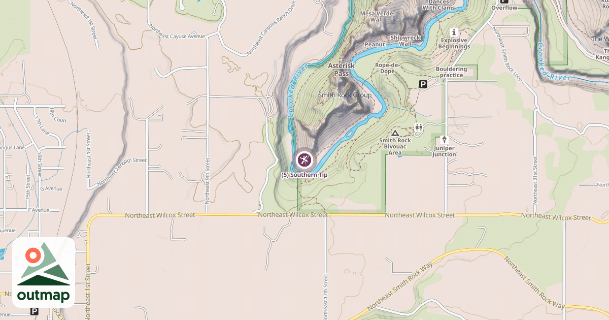 Map of (5) Southern Tip