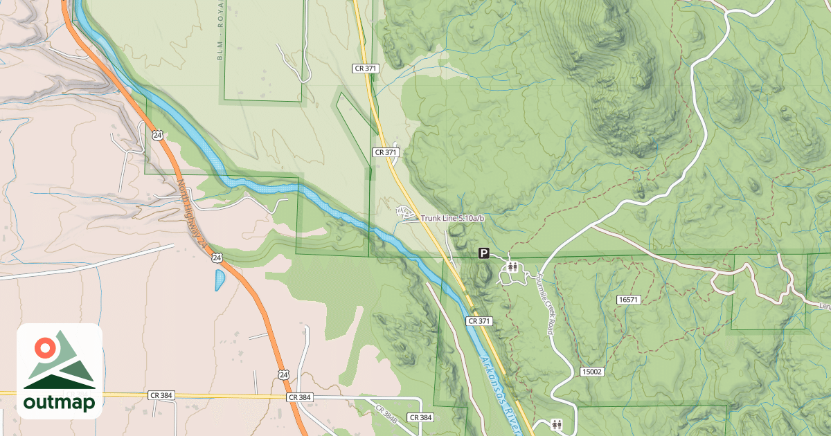 Map of Trunk Line