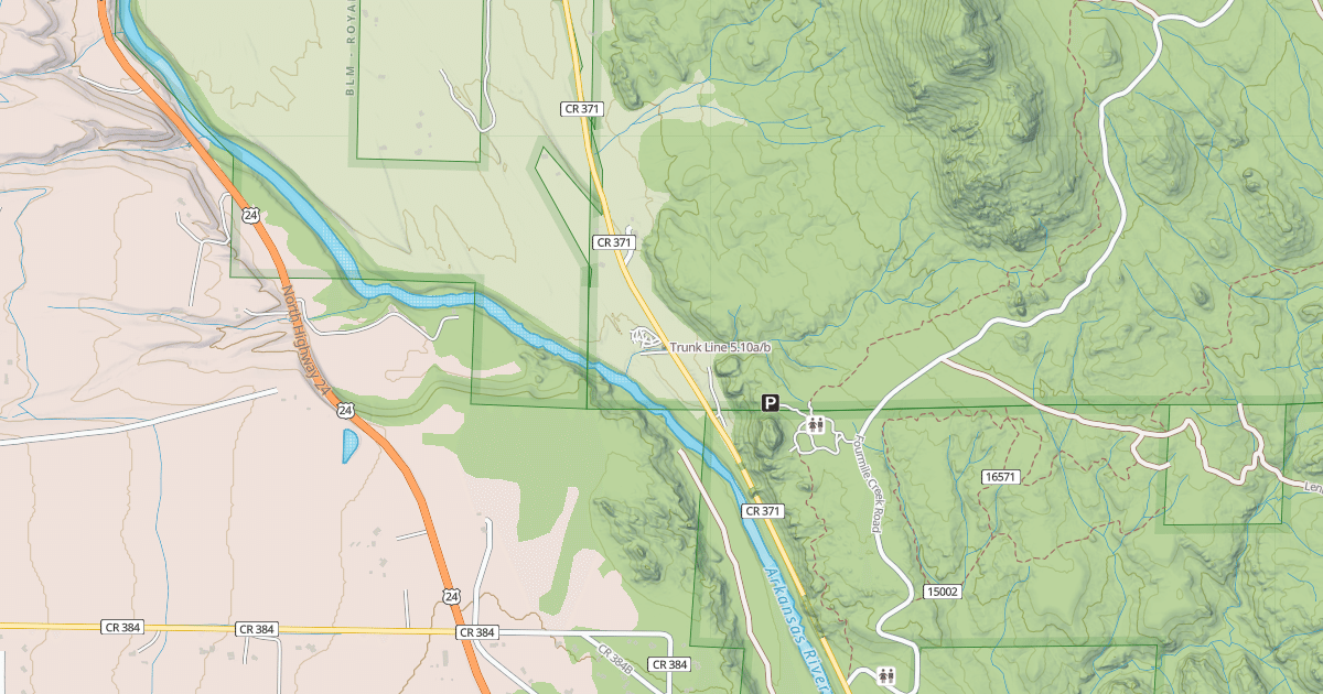Map preview of Trunk Line
