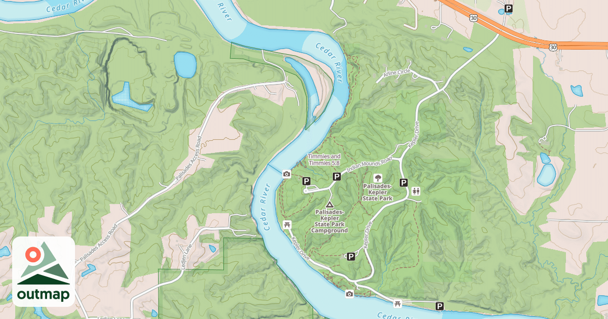 Map of Timmies and Timmies