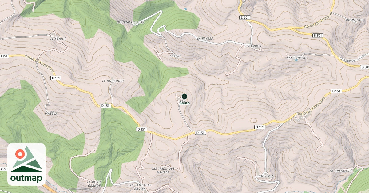 Map of Salan