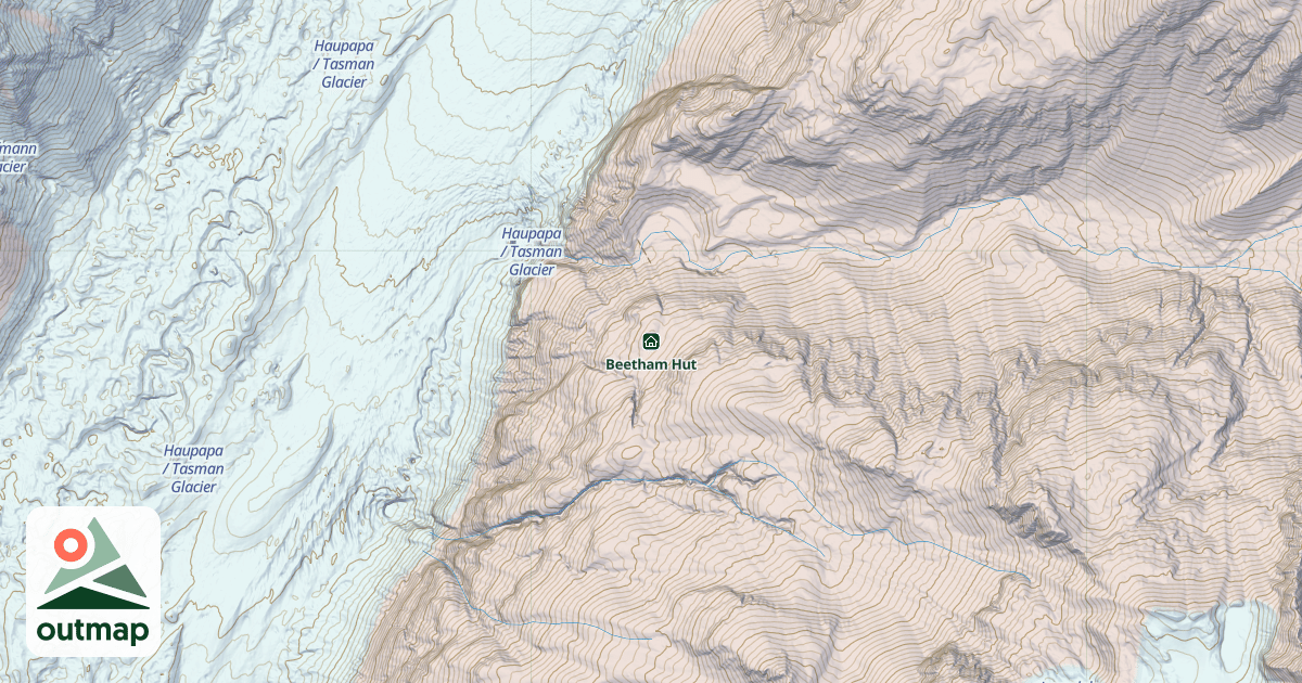 Map of Beetham Hut