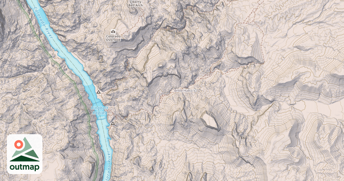 Map of Brittle Hueco