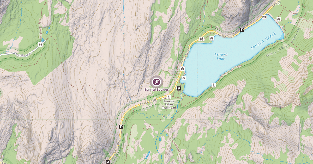 Map preview of Sunrise Boulder