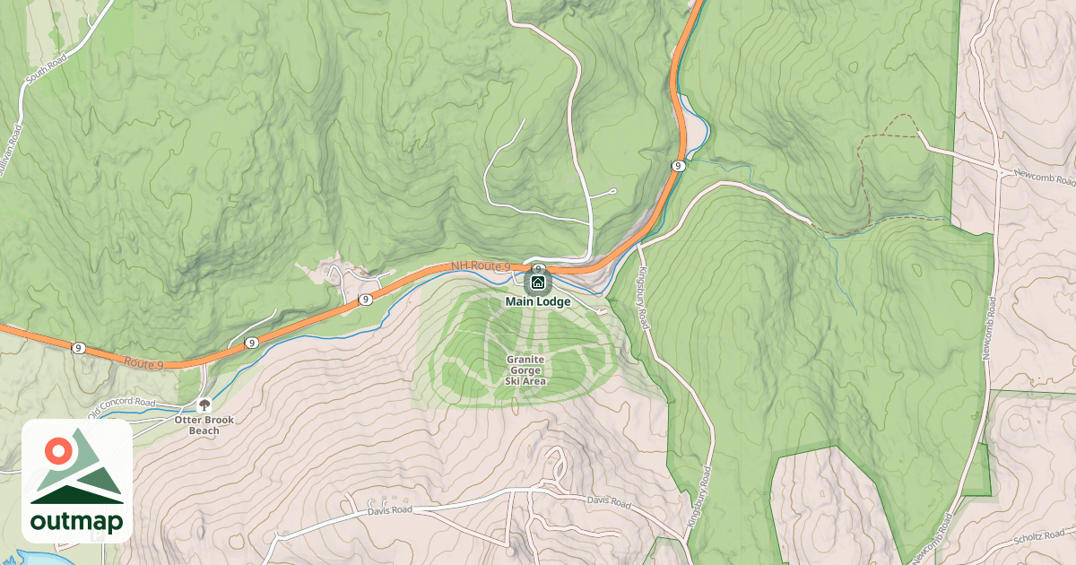 Map of Main Lodge