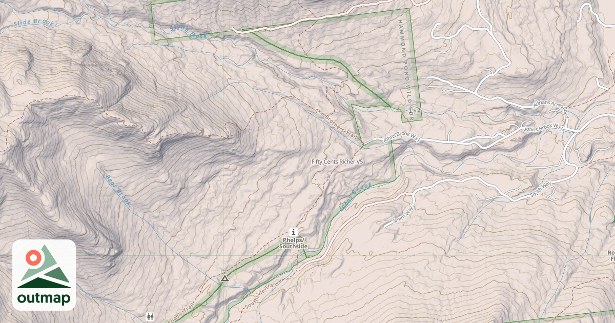 Map of Fifty Cents Richer