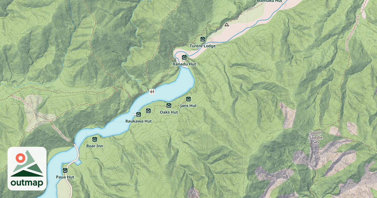 Map of Jans Hut