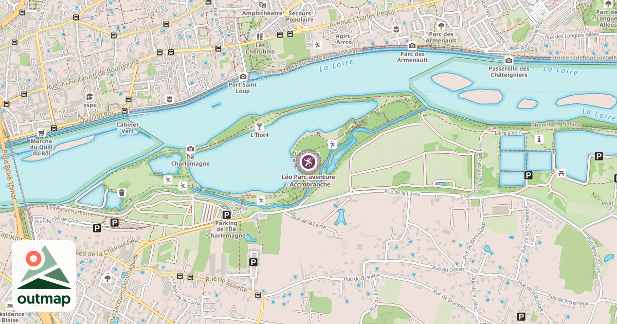 Map of Léo Parc aventure - Accrobranche