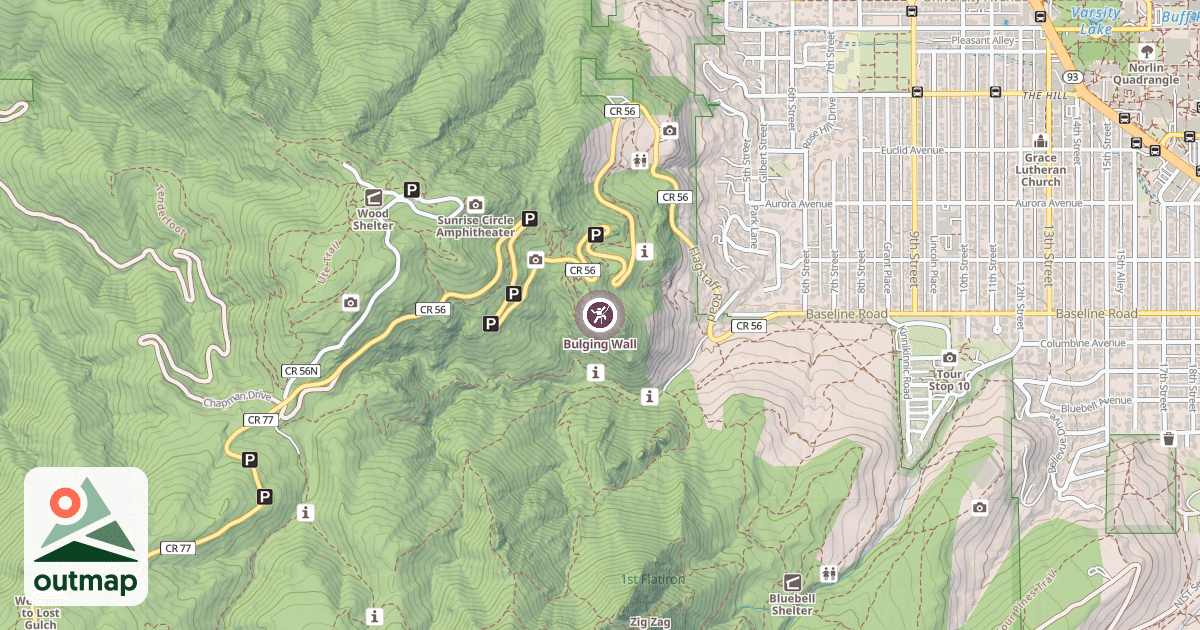 Map of Bulging Wall