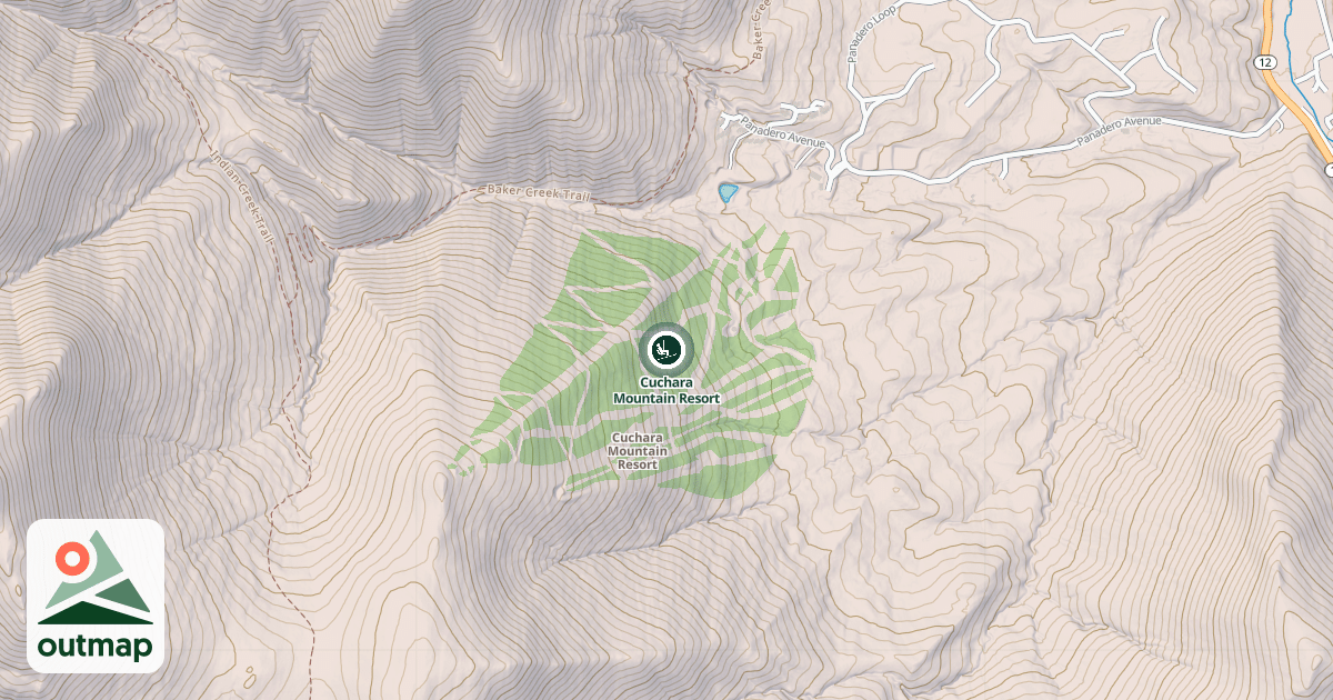 Map of Cuchara Mountain Resort