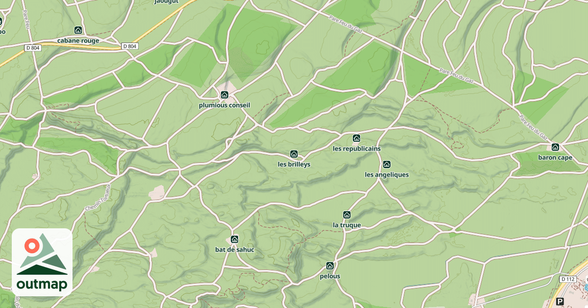 Map of les brilleys
