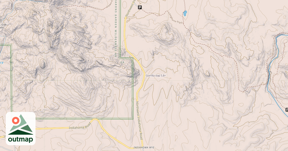 Map of Gorrilla slap