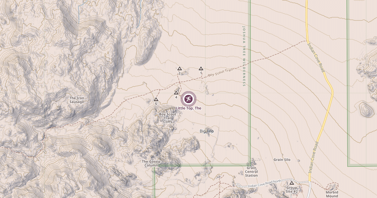 Map preview of Little Top, The