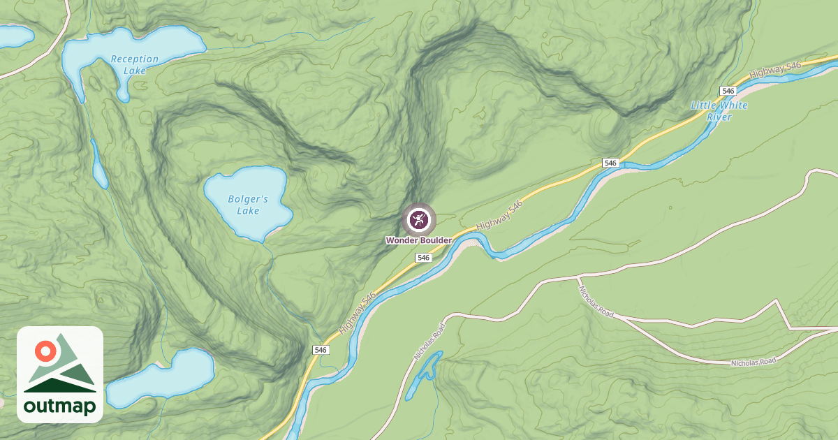 Map of Wonder Boulder