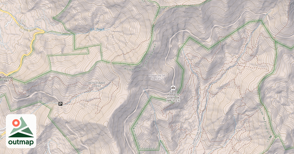 Map of Poison Ivy Sit Start