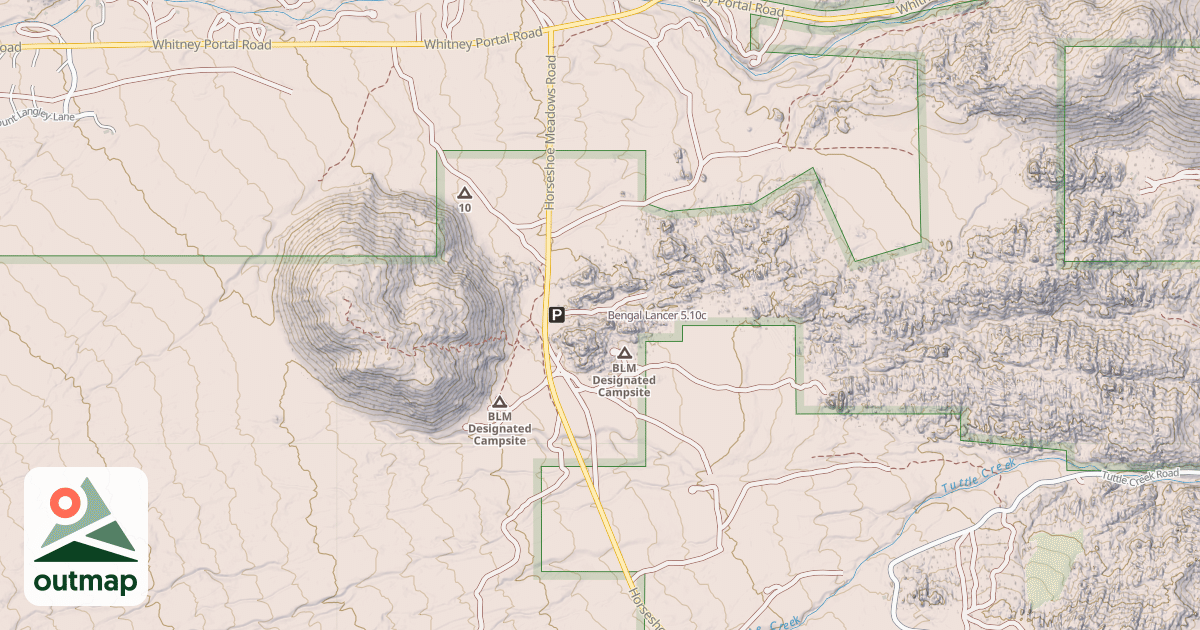 Map of Bengal Lancer