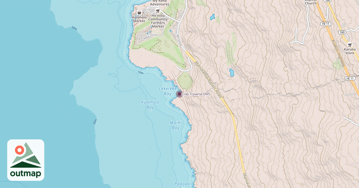Map of Crab Traverse DWS